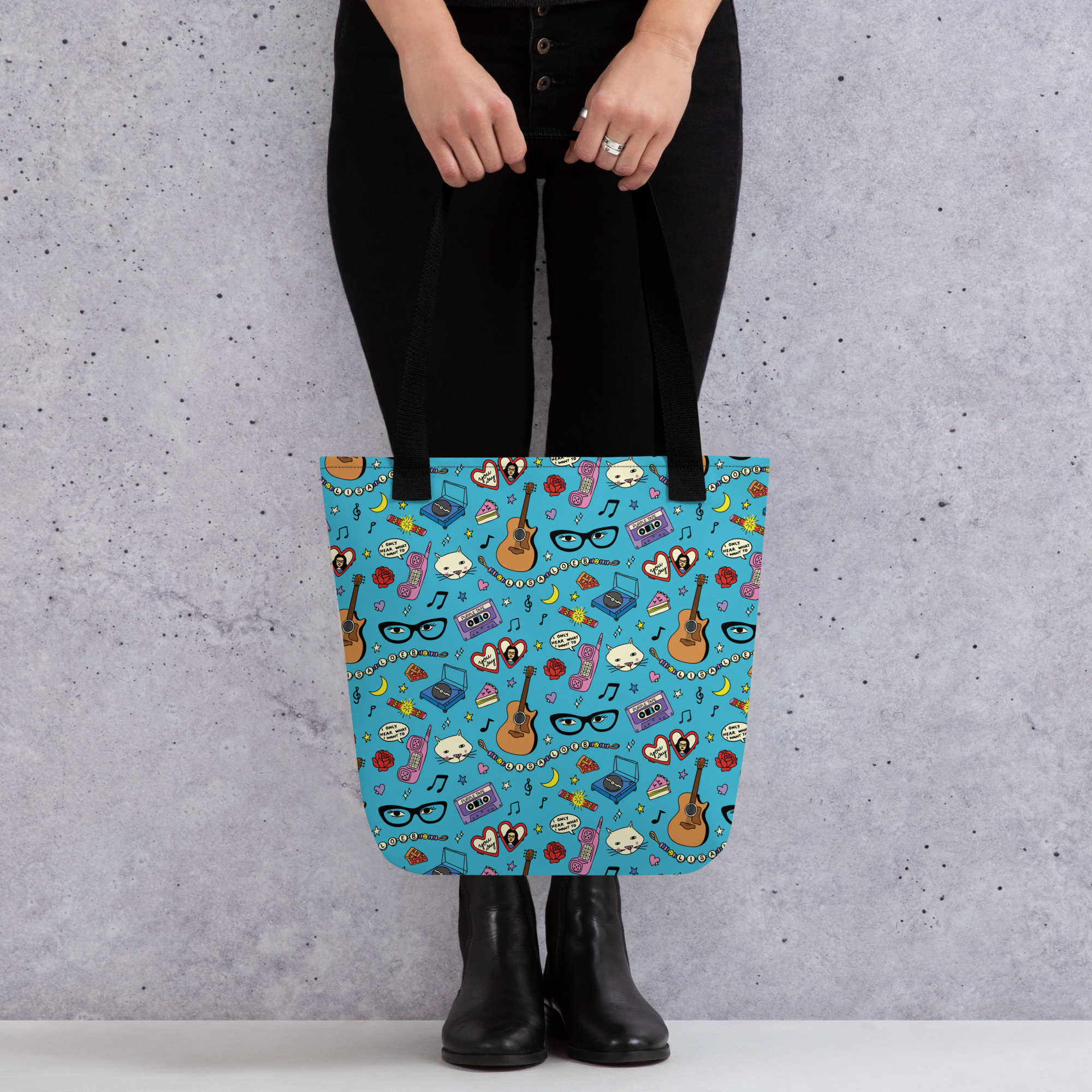 Lissa Loeb Doodle Print Tote