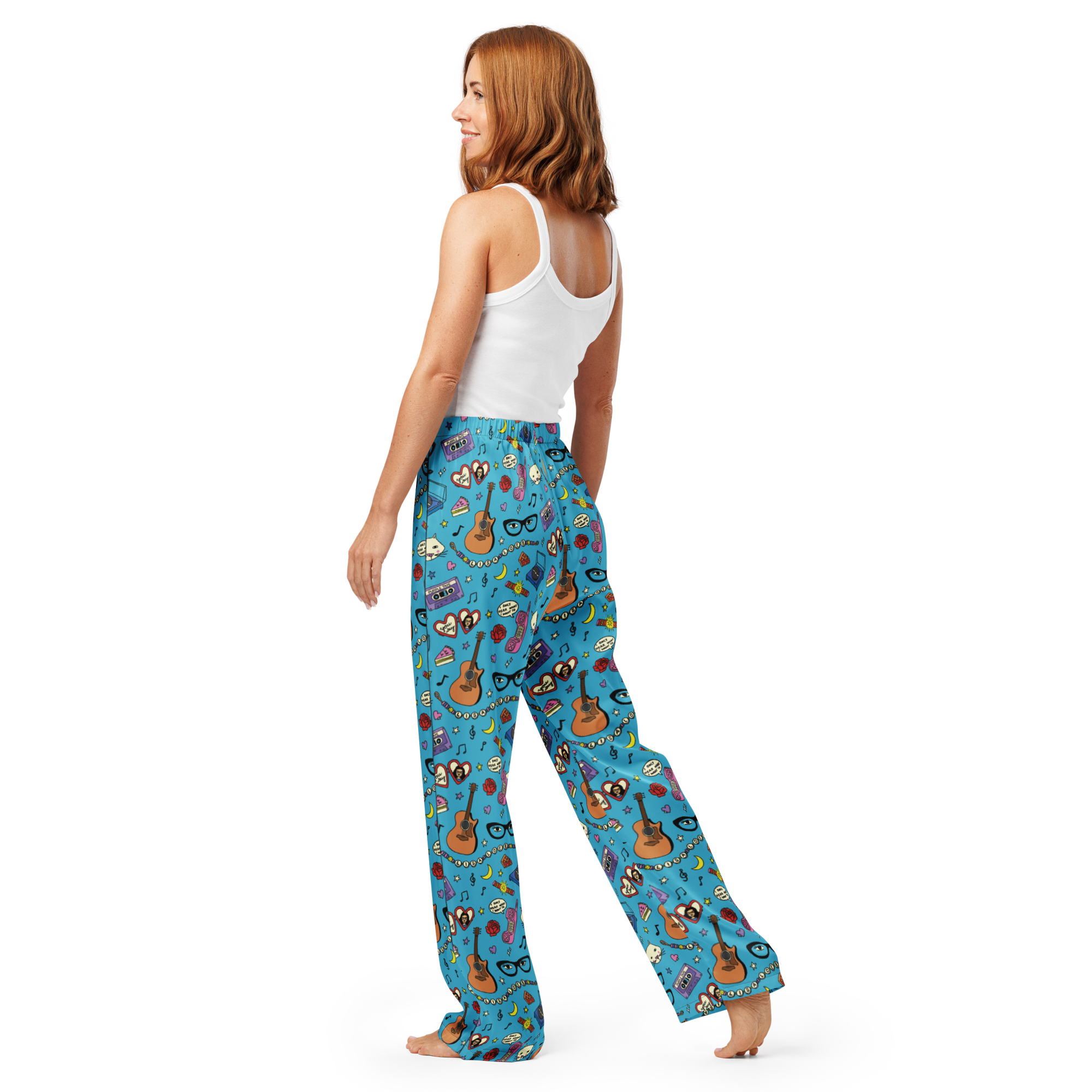 Lisa Loeb Doodle Print Pajama Pants