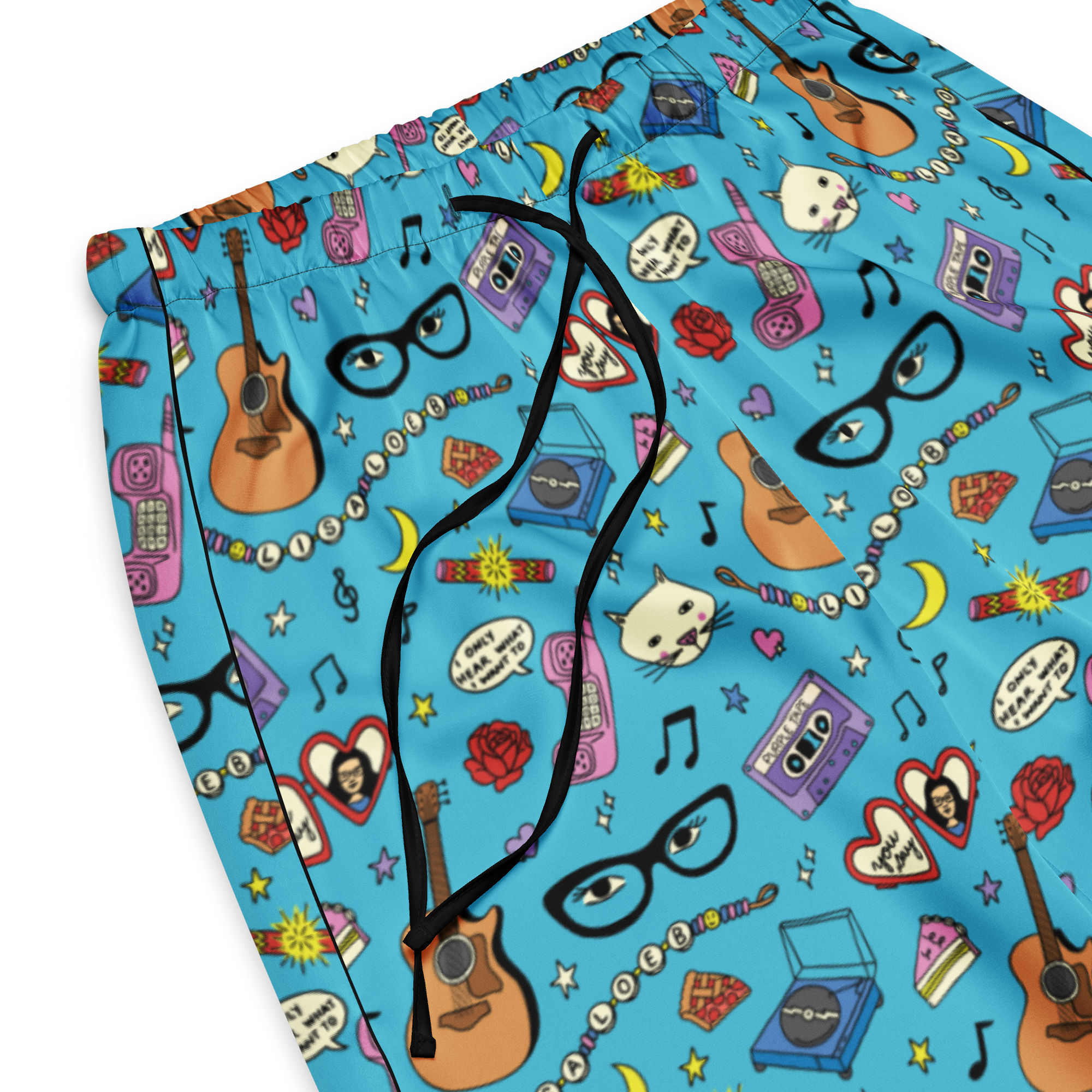 Lisa Loeb Doodle Print Pajama Pants
