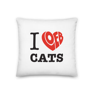 I Loeb Cats Premium Pillow