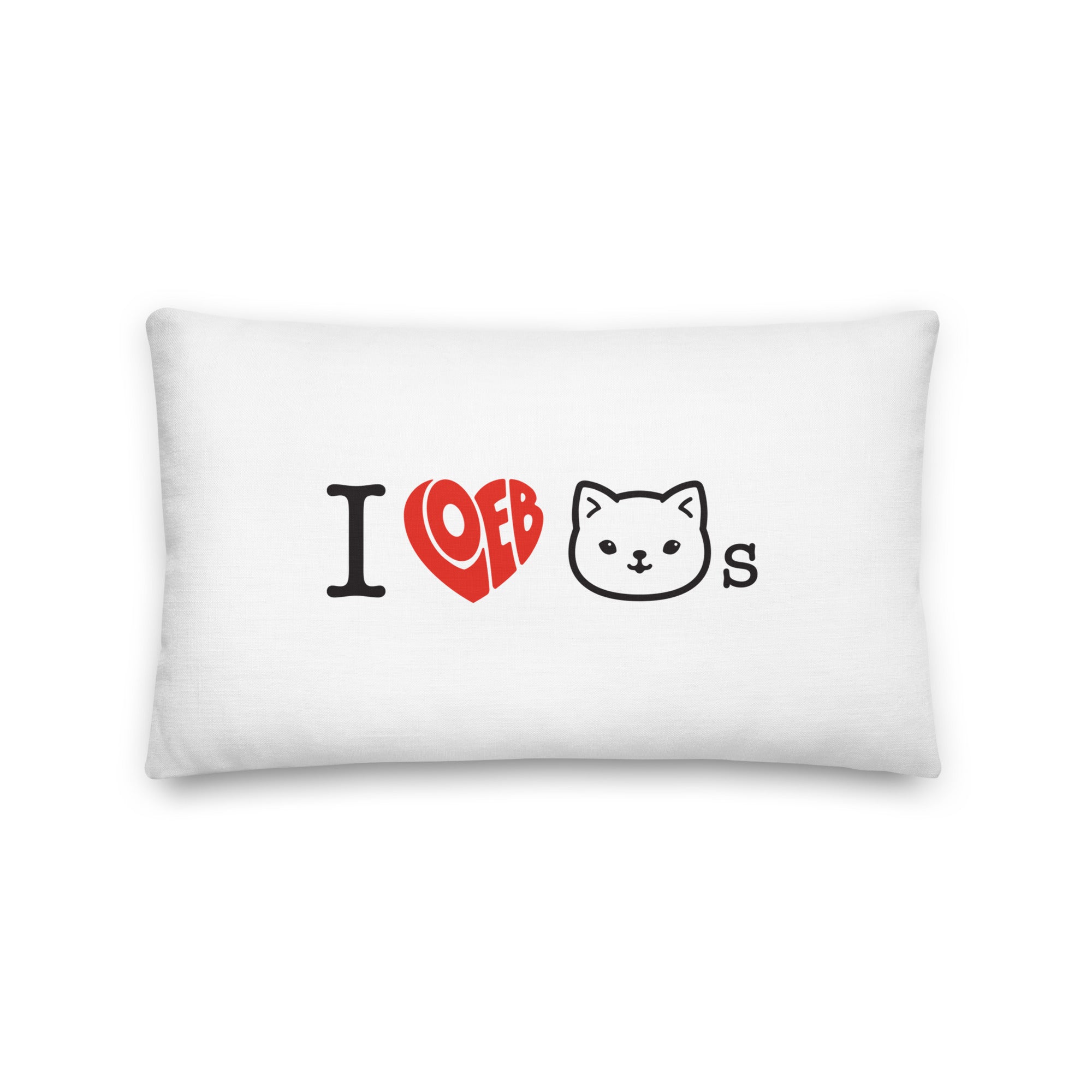 I Loeb Cats Premium Pillow