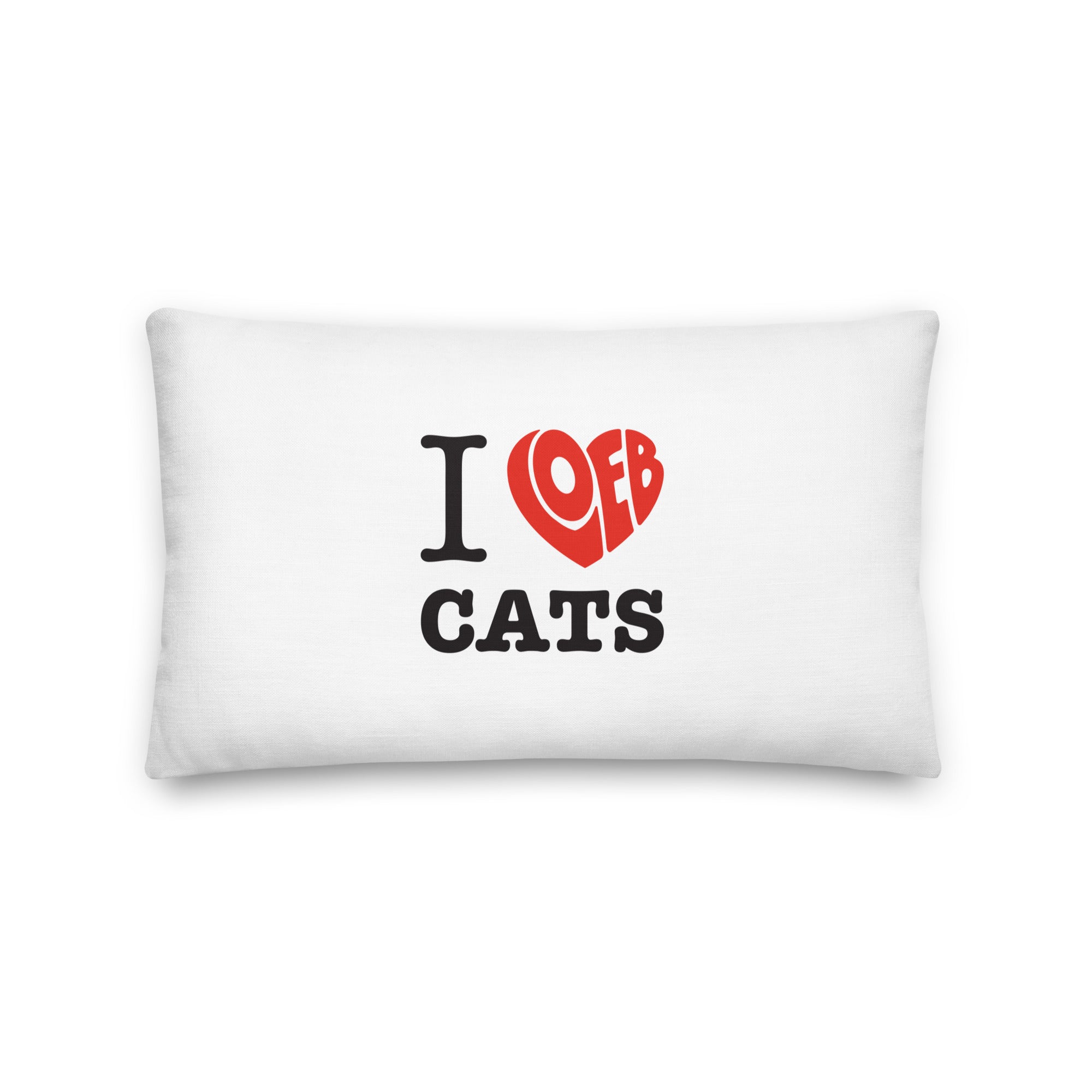 I Loeb Cats Premium Pillow