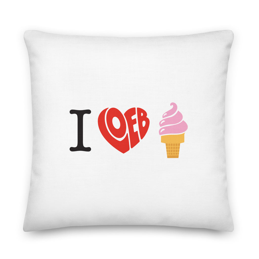 I Loeb Ice Cream Premium Pillow