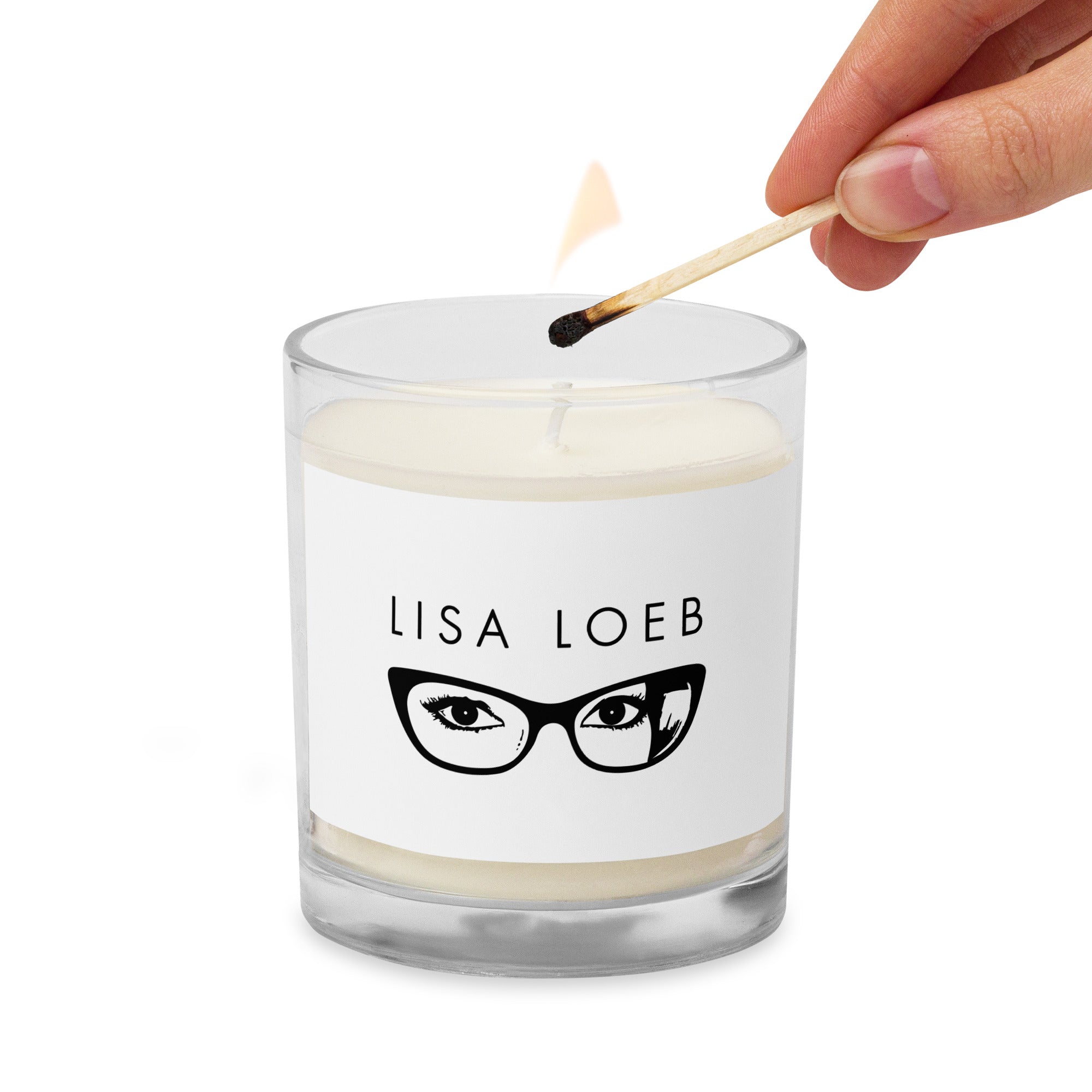 Lisa Loeb Glass Jar Soy Wax Candle