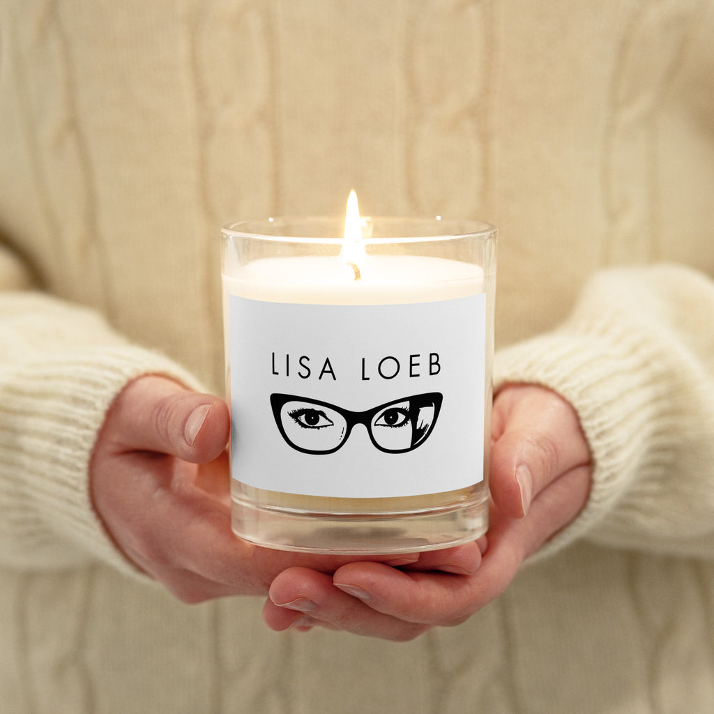 Lisa Loeb Glass Jar Soy Wax Candle