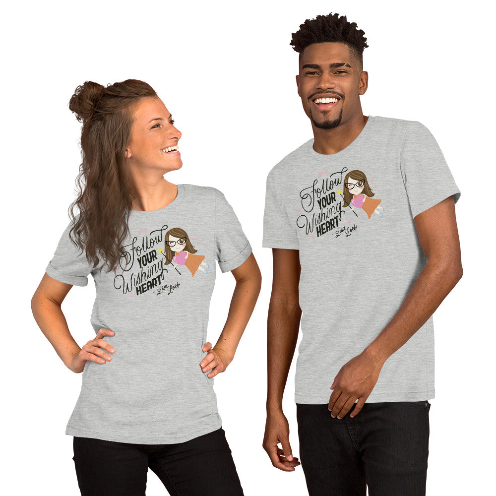 Wishing Heart Short Sleeve Unisex T-Shirt (Light)