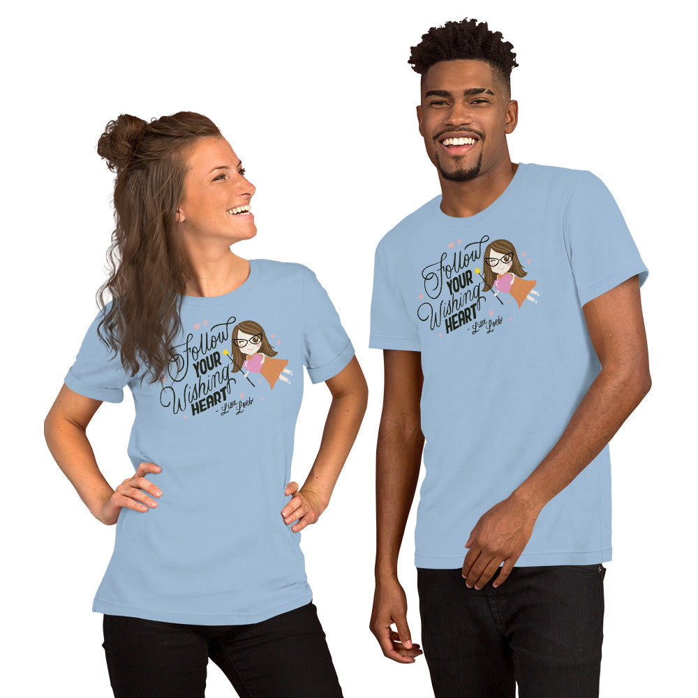Wishing Heart Short Sleeve Unisex T-Shirt (Light)