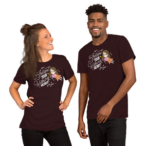 Wishing Heart Short Sleeve Unisex T-Shirt (Dark)