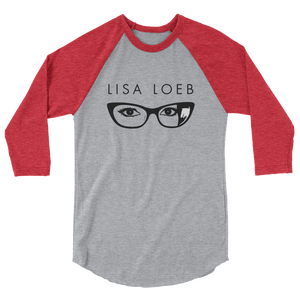 Lisa Loeb Glasses 3/4 Sleeve Raglan Shirt