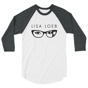 Lisa Loeb Glasses 3/4 Sleeve Raglan Shirt