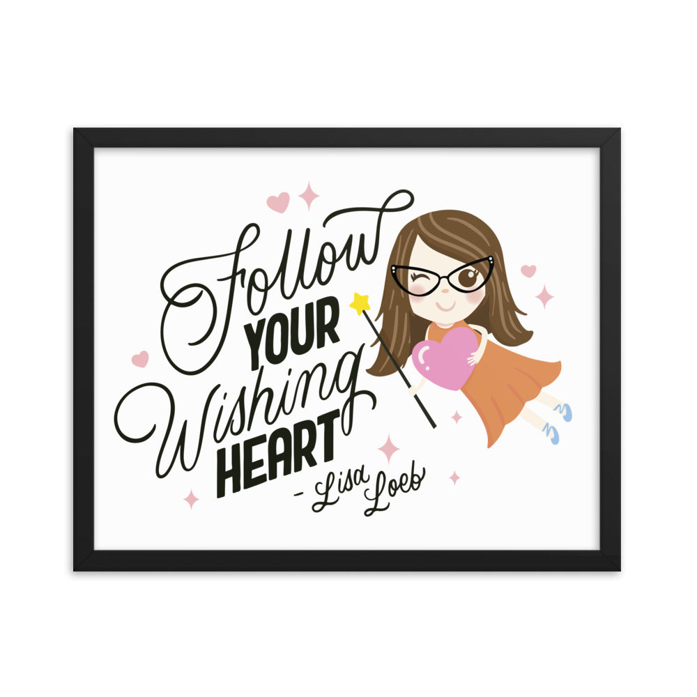 Wishing Heart Framed Poster