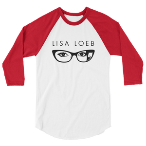 Lisa Loeb Glasses 3/4 Sleeve Raglan Shirt