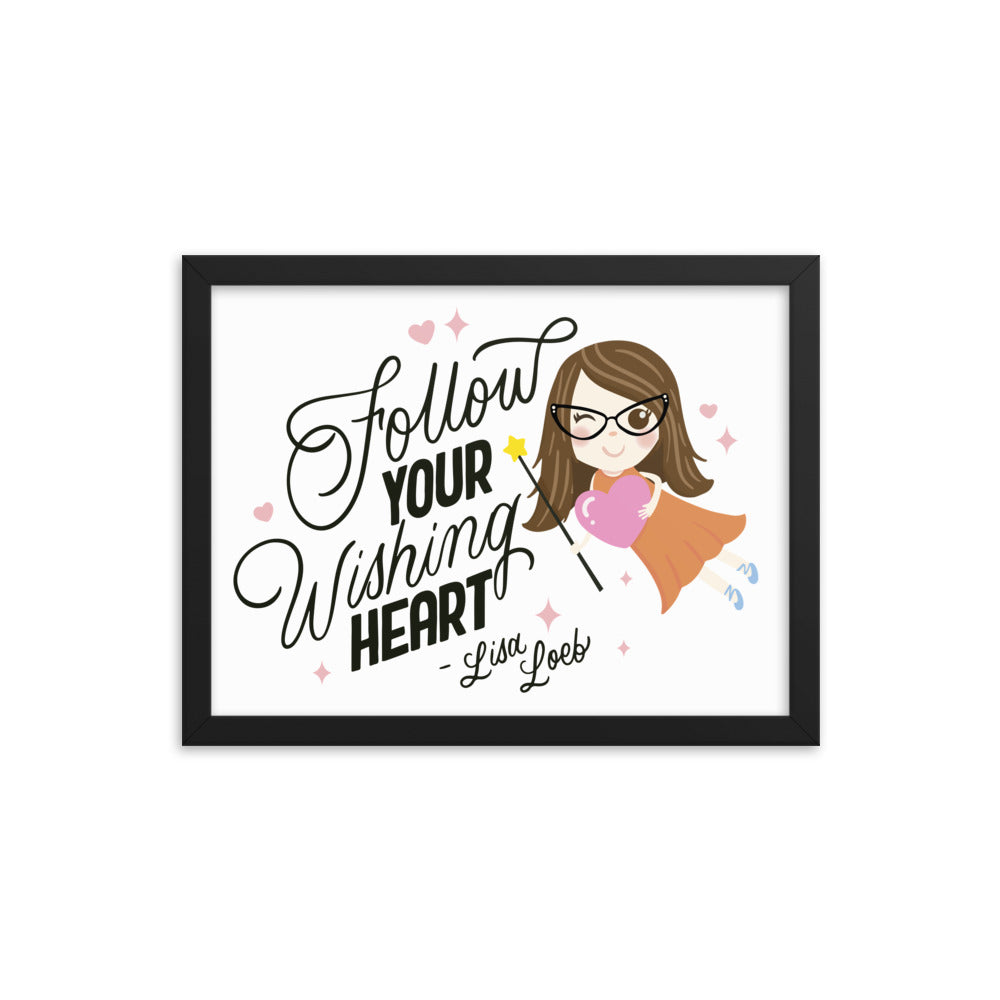 Wishing Heart Framed Poster