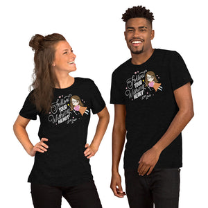 Wishing Heart Short Sleeve Unisex T-Shirt (Dark)