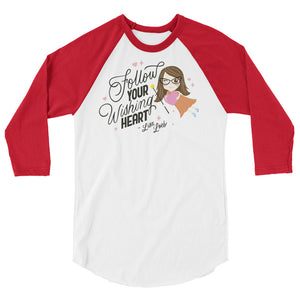 Wishing Heart 3/4 Sleeve Raglan T-Shirt