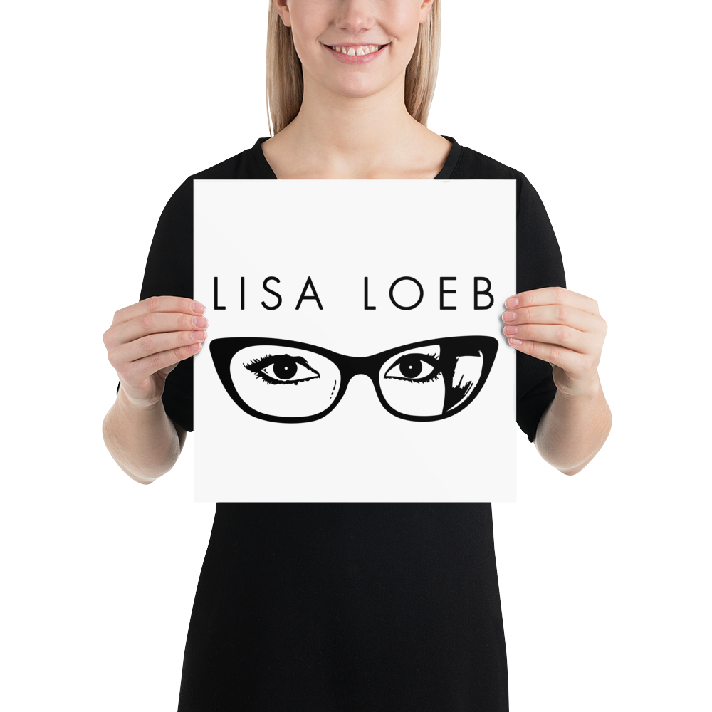 Lisa Loeb Glasses Poster