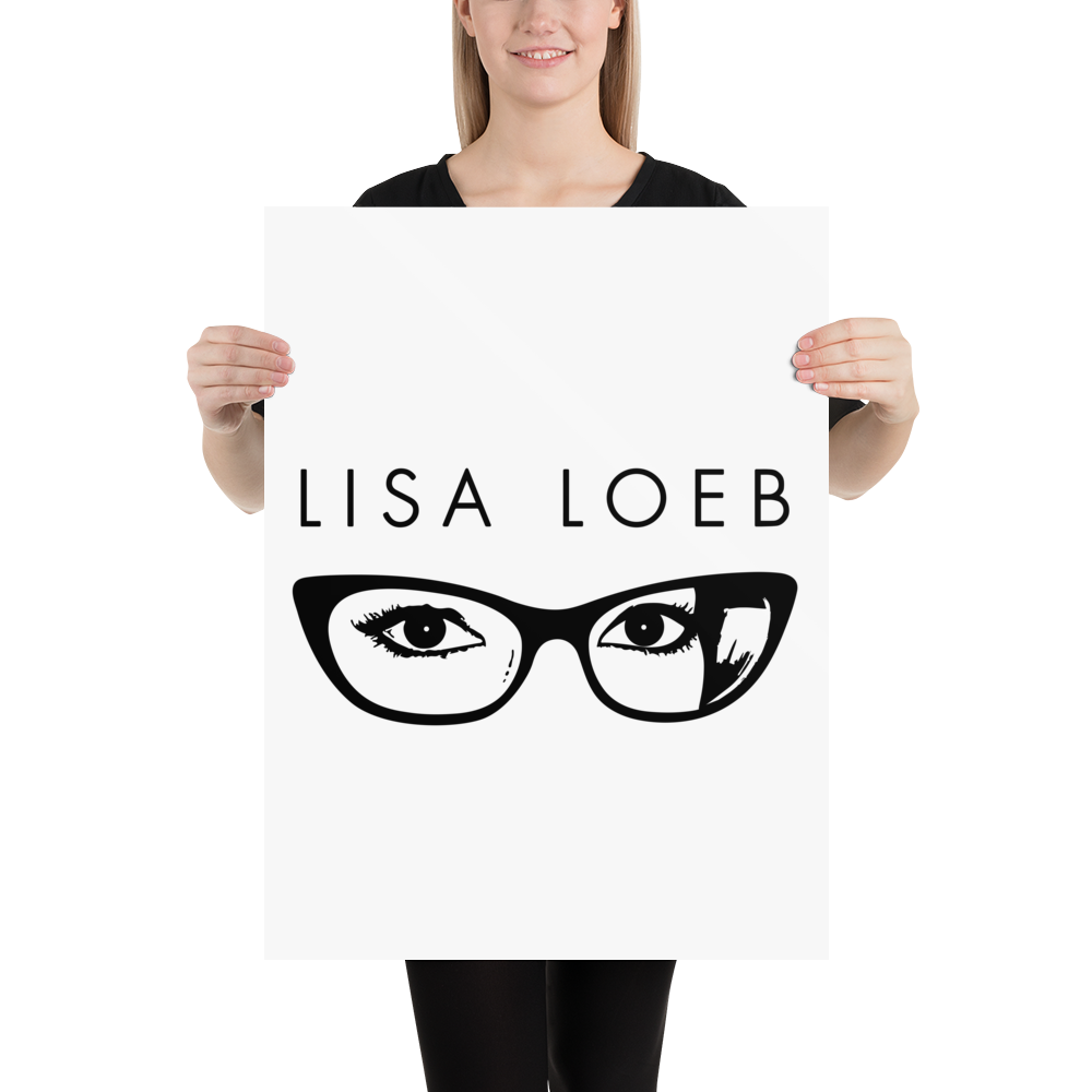 Lisa Loeb Glasses Poster