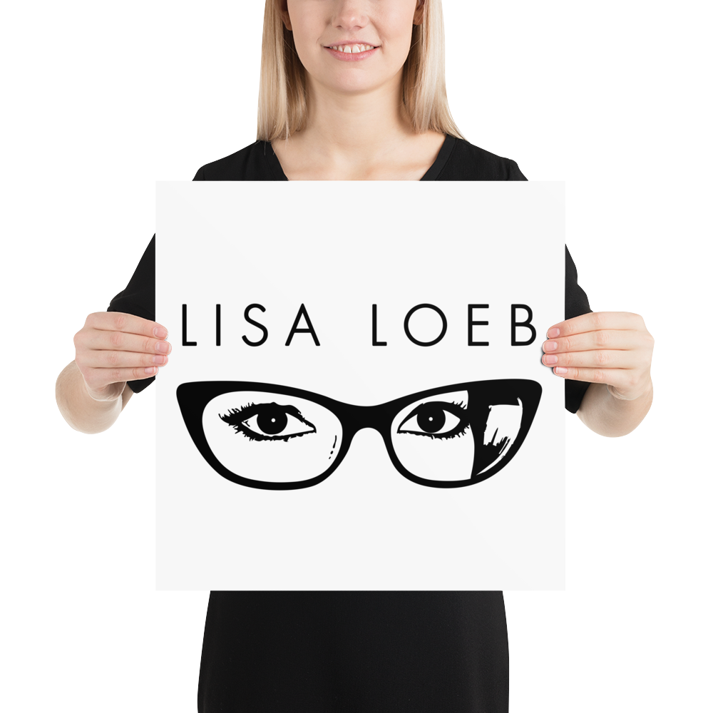 Lisa Loeb Glasses Poster