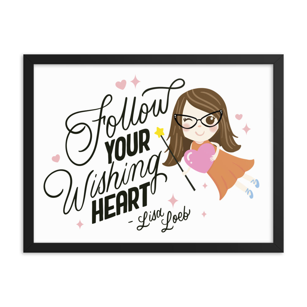 Wishing Heart Framed Poster