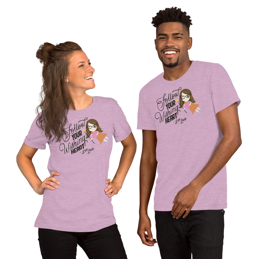 Wishing Heart Short Sleeve Unisex T-Shirt (Light)
