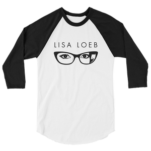 Lisa Loeb Glasses 3/4 Sleeve Raglan Shirt