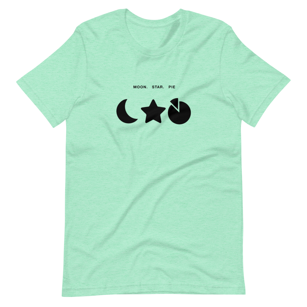 Moon Star Pie Unisex T-Shirt