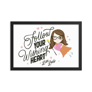 Wishing Heart Framed Poster