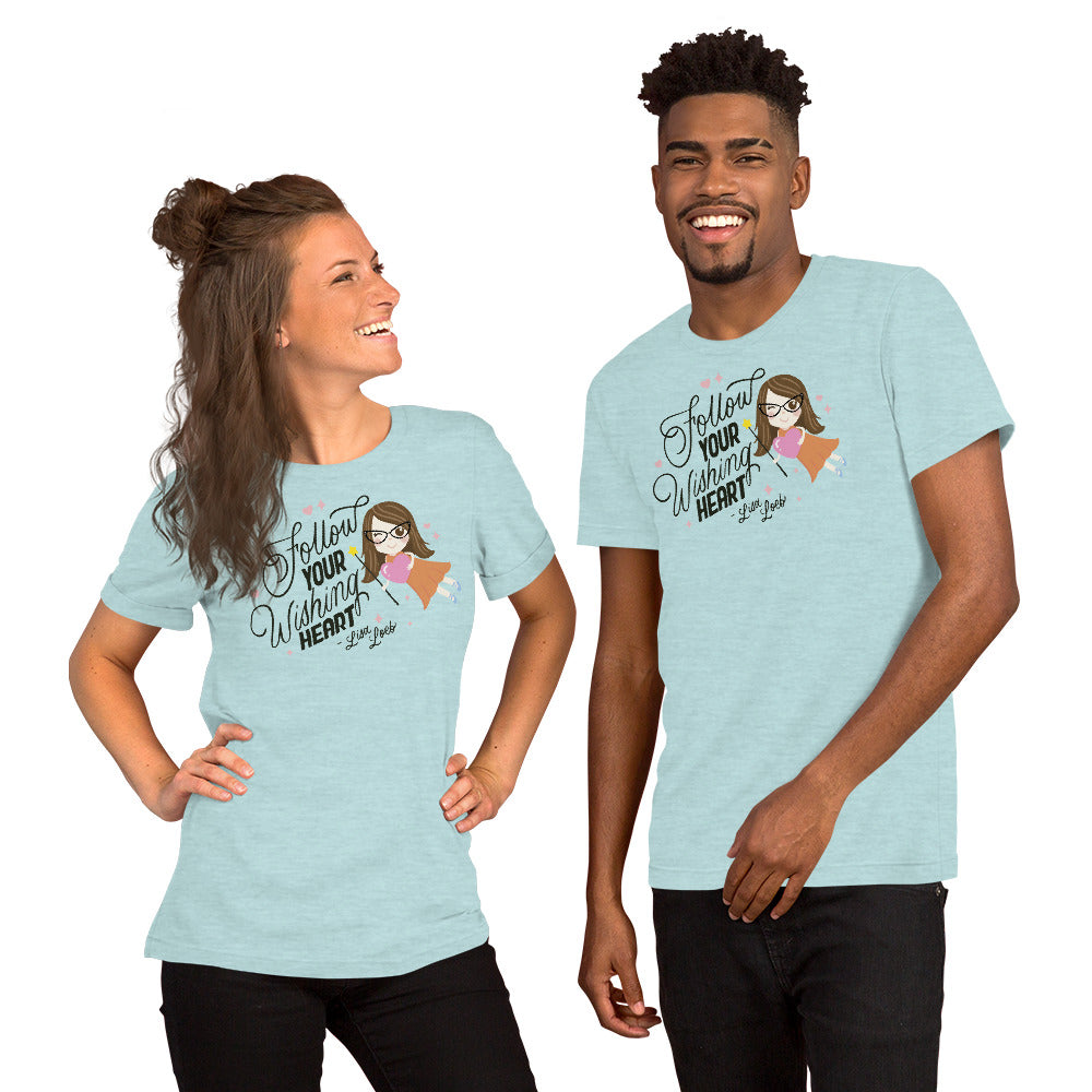 Wishing Heart Short Sleeve Unisex T-Shirt (Light)