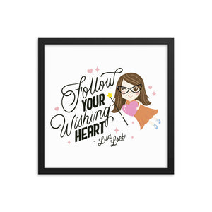 Wishing Heart Framed Poster