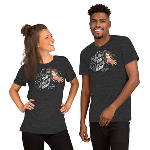 Wishing Heart Short Sleeve Unisex T-Shirt (Dark)