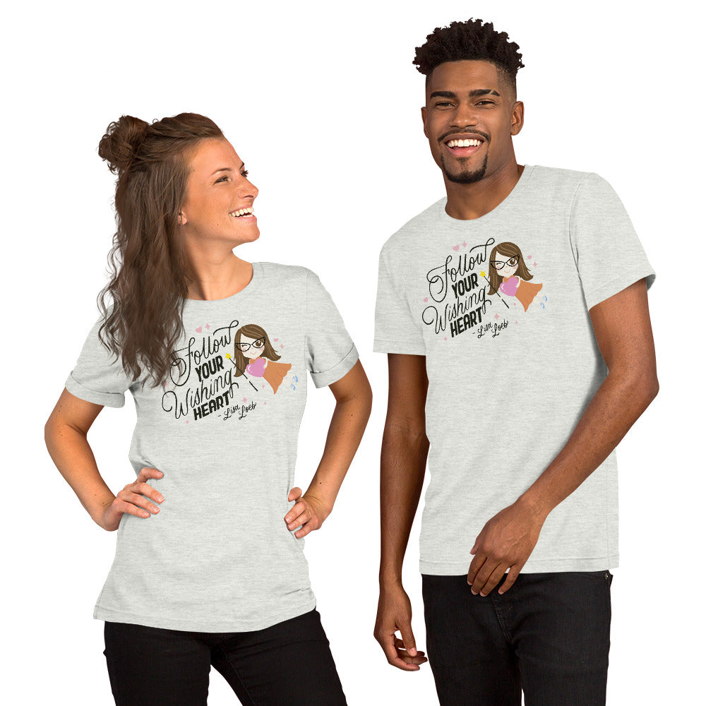 Wishing Heart Short Sleeve Unisex T-Shirt (Light)