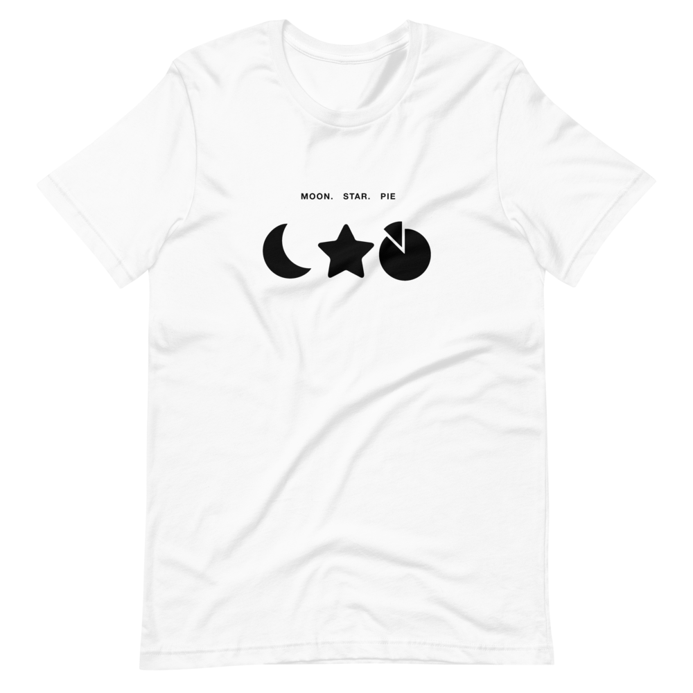 Moon Star Pie Unisex T-Shirt