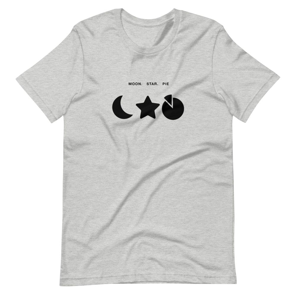 Moon Star Pie Unisex T-Shirt