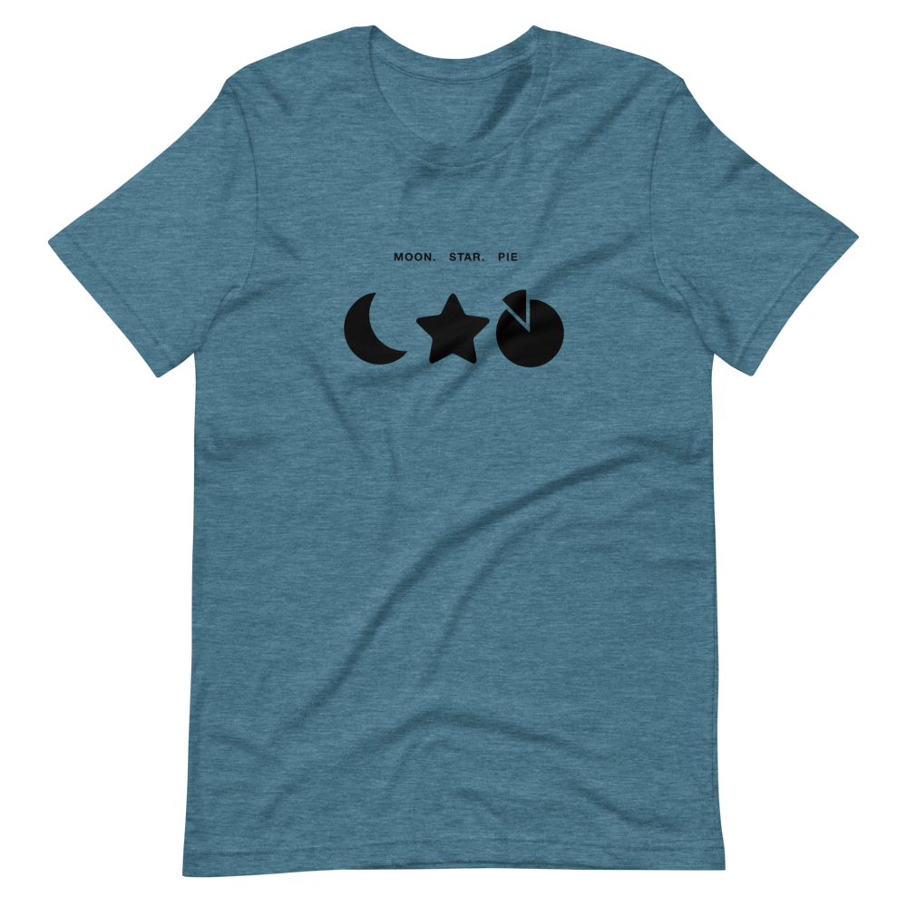 Moon Star Pie Unisex T-Shirt