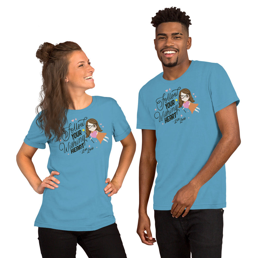 Wishing Heart Short Sleeve Unisex T-Shirt (Light)