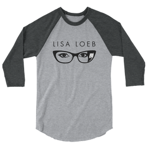 Lisa Loeb Glasses 3/4 Sleeve Raglan Shirt