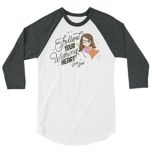 Wishing Heart 3/4 Sleeve Raglan T-Shirt