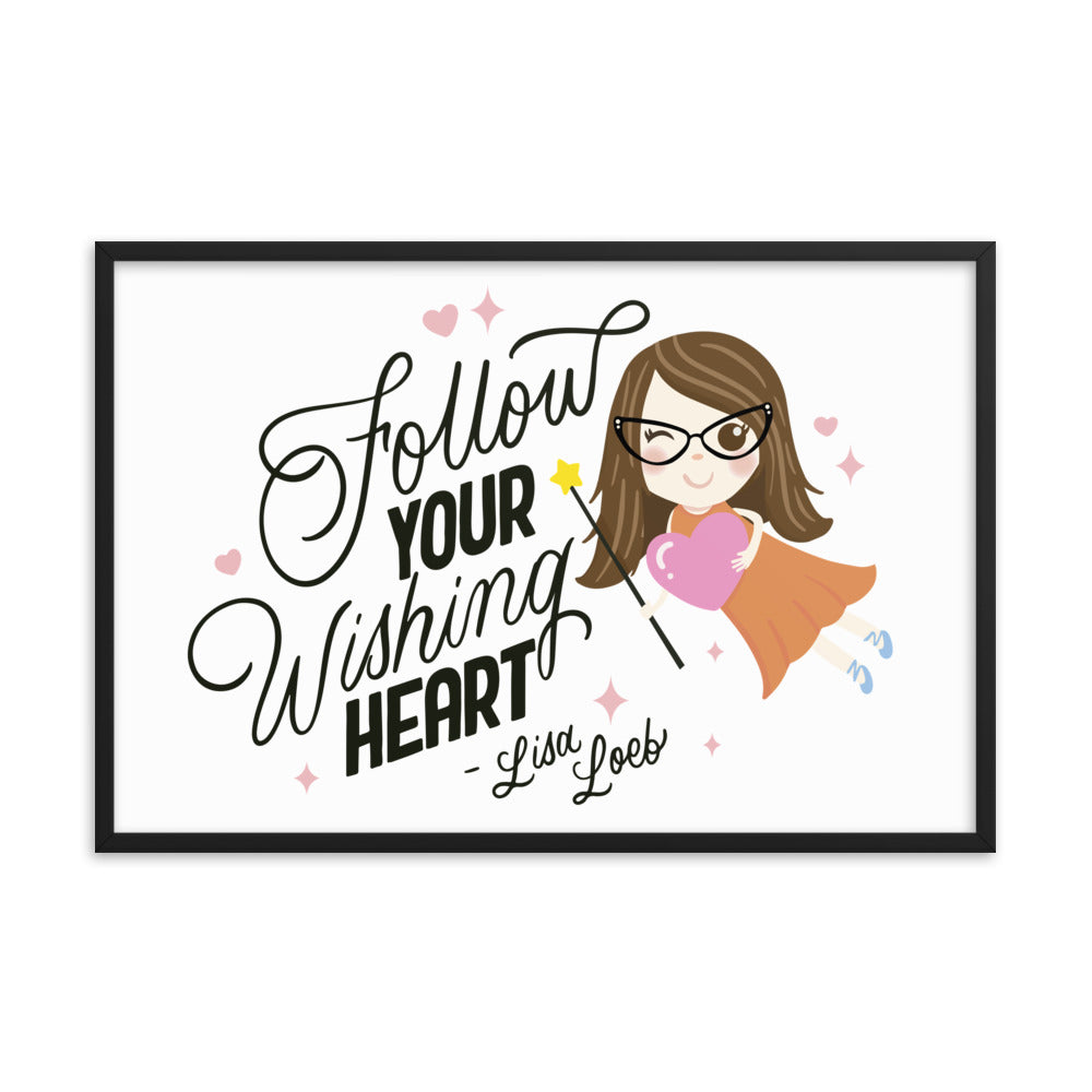 Wishing Heart Framed Poster