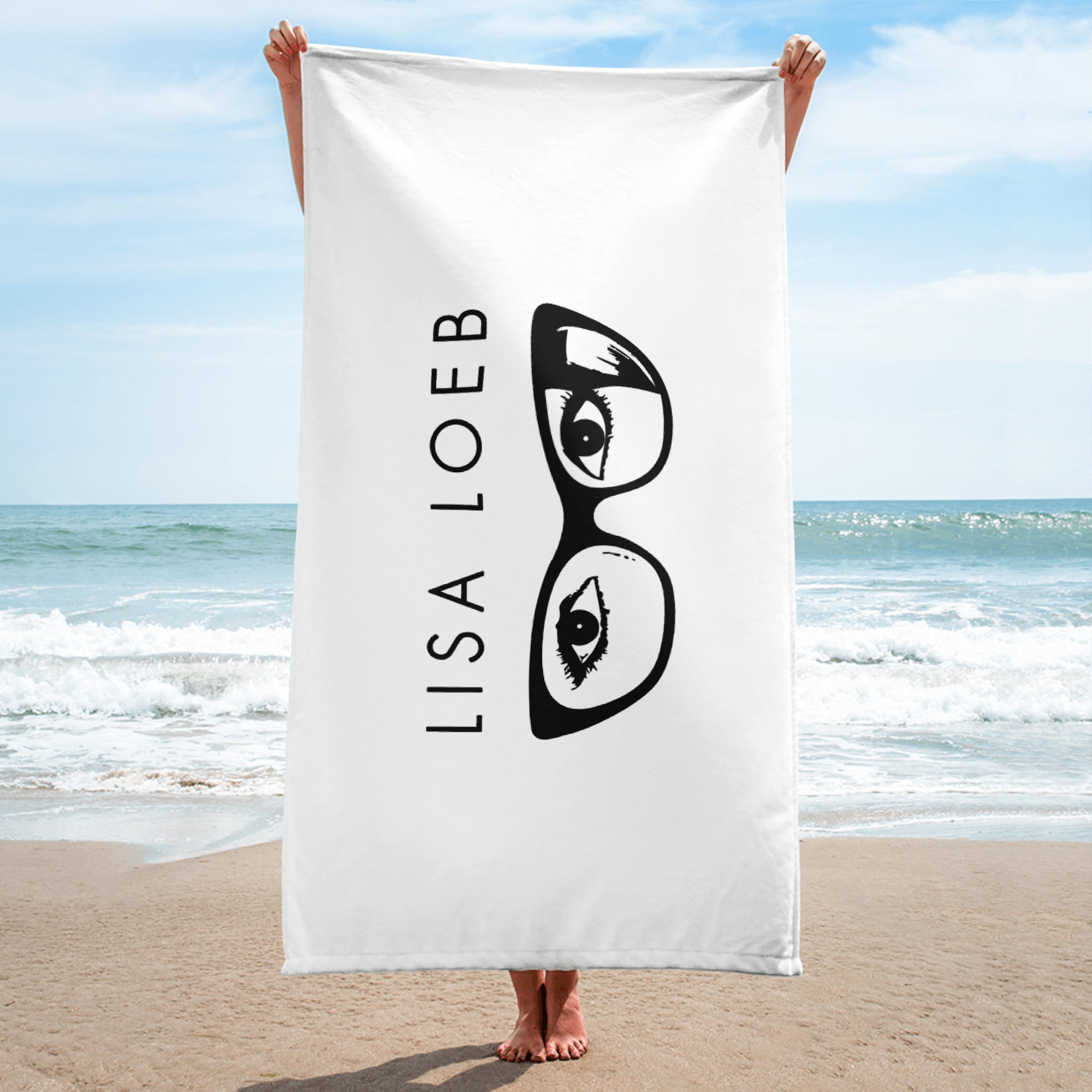 Lisa Loeb Logo Towel