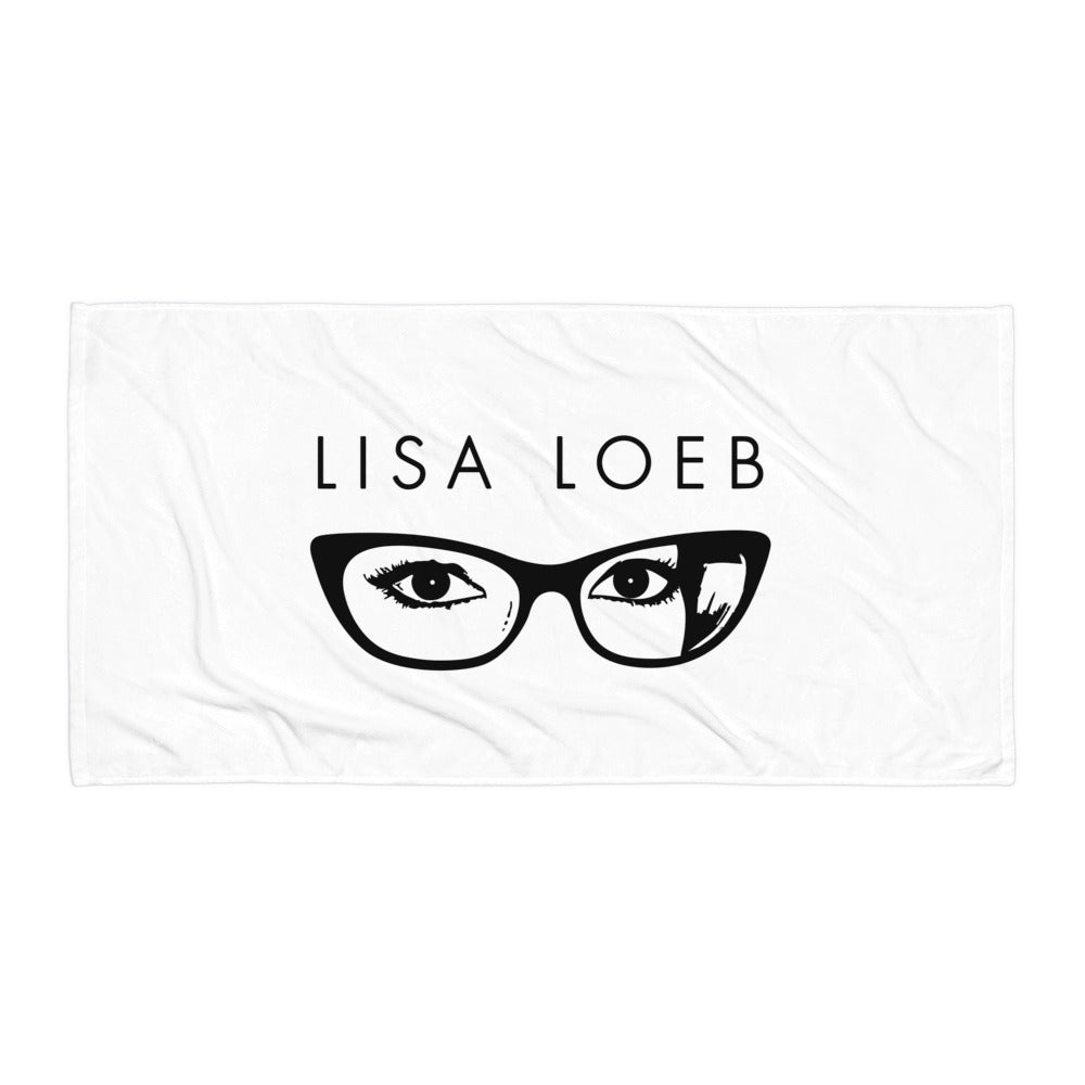 Lisa Loeb Logo Towel