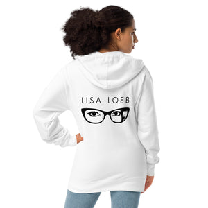 Lisa Loeb Unisex Fleece Zip Up Hoodie