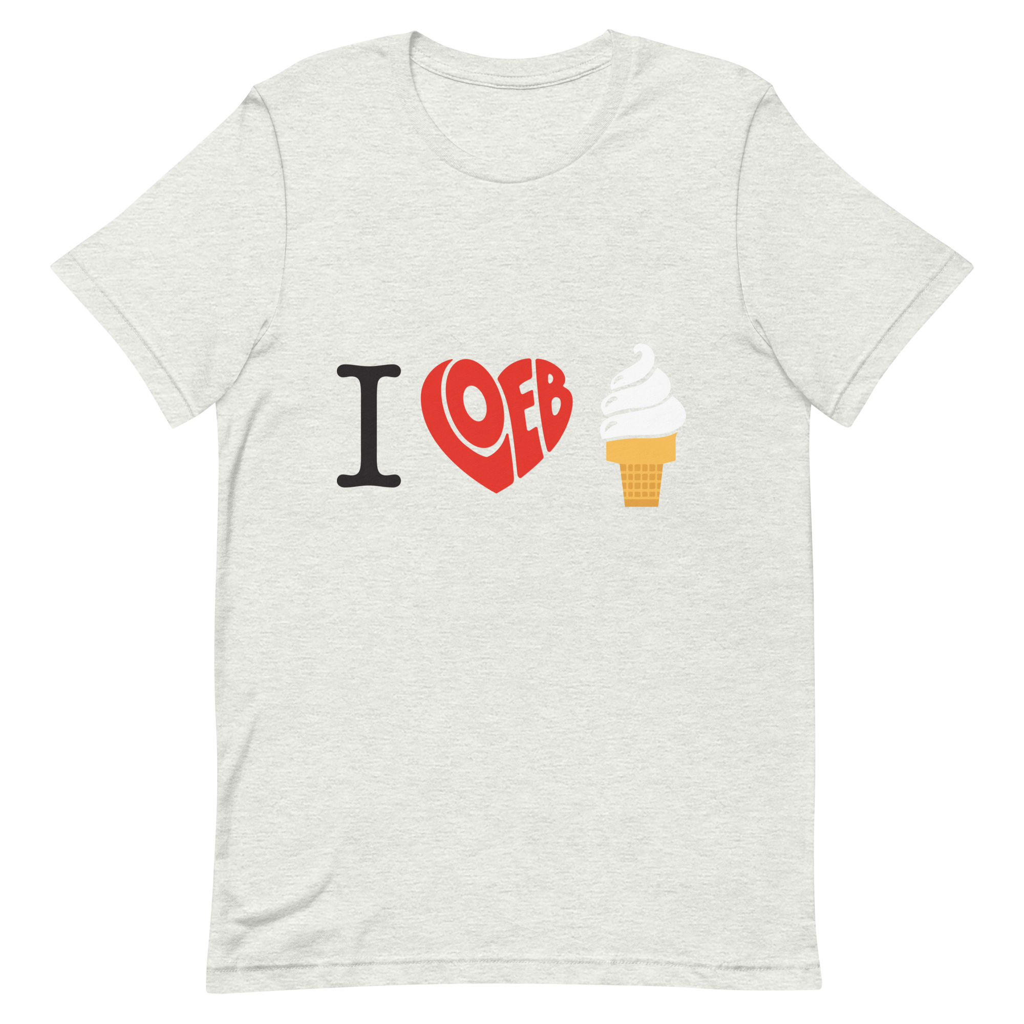 I Loeb Ice Cream Unisex T-Shirt (Vanilla)