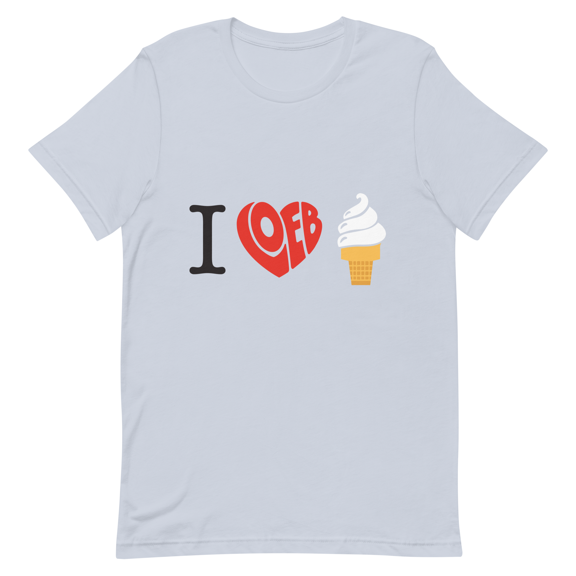 I Loeb Ice Cream Unisex T-Shirt (Vanilla)