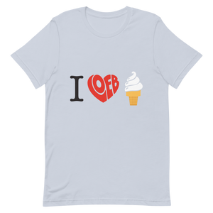 I Loeb Ice Cream Unisex T-Shirt (Vanilla)