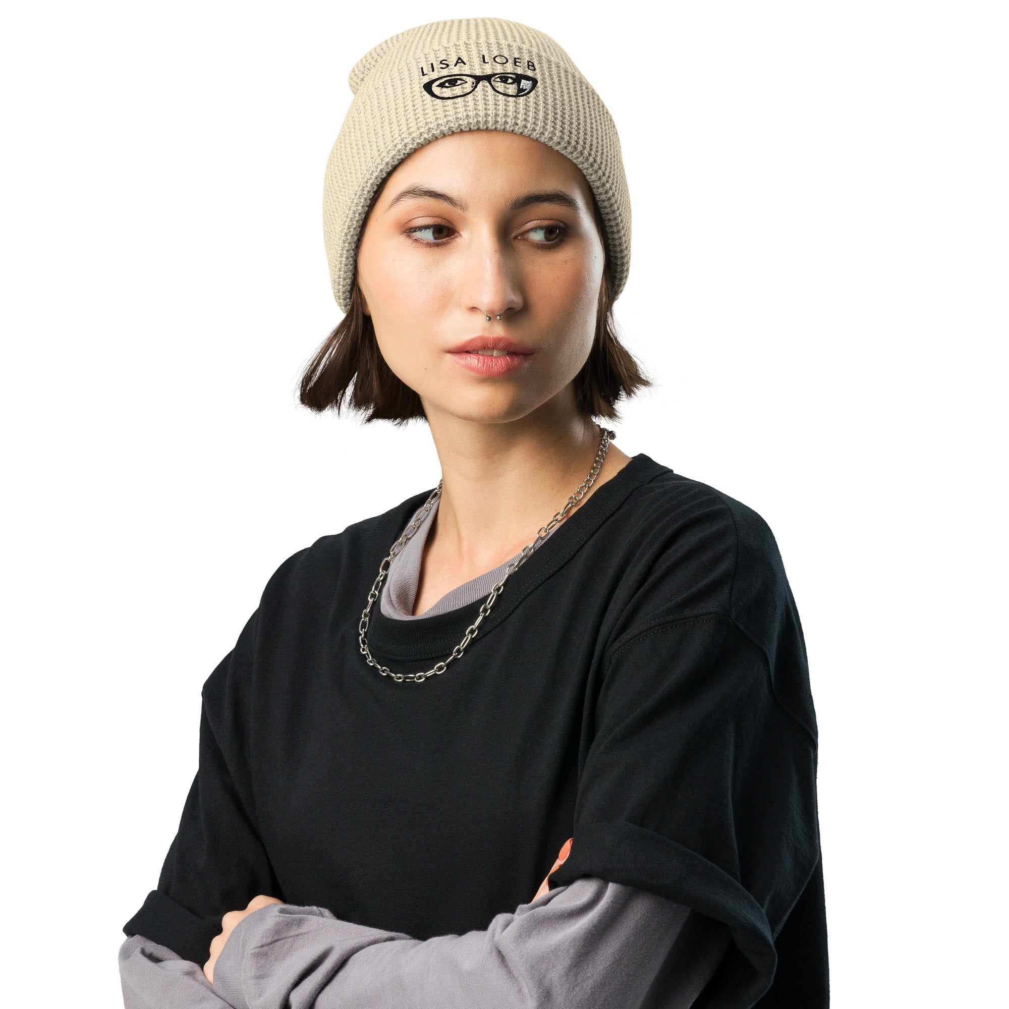 Lisa Loeb Waffle Beanie